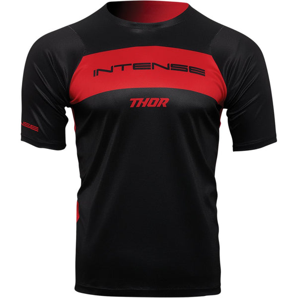 Thor Intense Assist Dart Short-Sleeve Jersey - Black/Red - Large 5120-0153