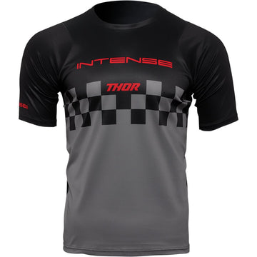 THOR Intense Assist Chex Short-Sleeve Jersey - Black/Gray - Medium 5120-0146
