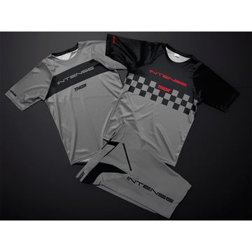 THOR Intense Assist Chex Short-Sleeve Jersey - Black/Gray - XS 5120-0144