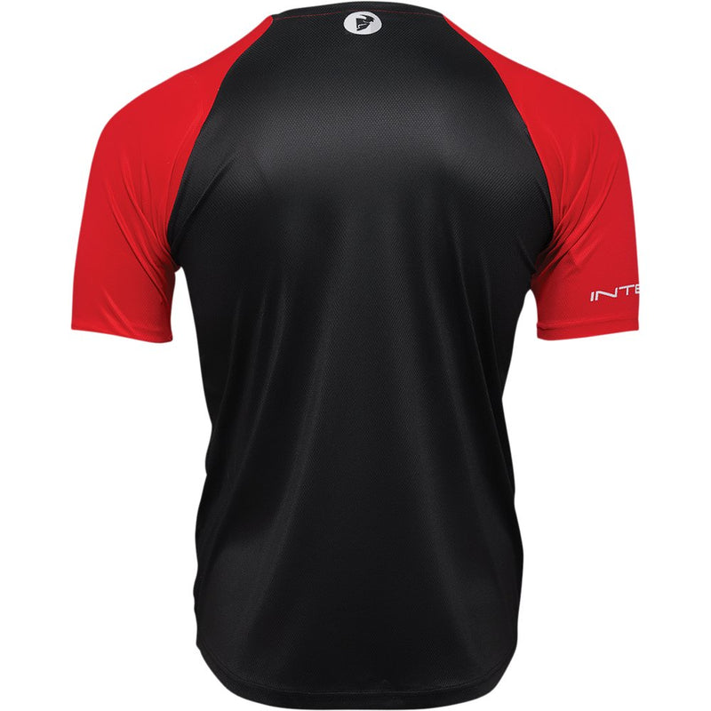 Thor Intense Assist Chex Short-Sleeve Jersey - Red/Black - 2XL 5120-0143