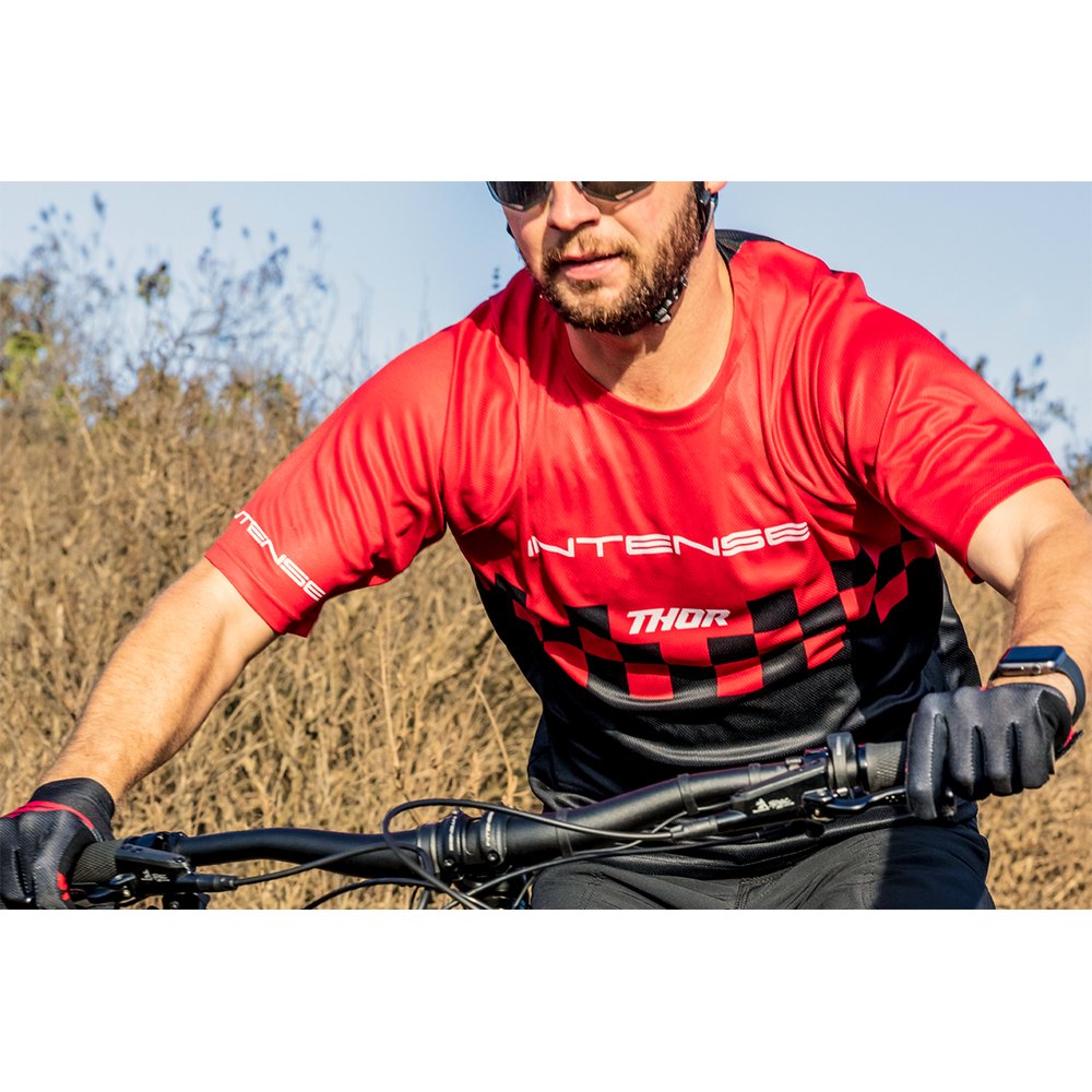 THOR Intense Assist Chex Short-Sleeve Jersey - Red/Black - XL 5120-0142