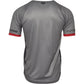 THOR Intense Team Short-Sleeve Jersey - Black/Heather Gray - Large 5120-0059