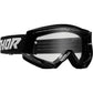THOR Youth Combat Goggle - Racer - Black/White 2601-3045