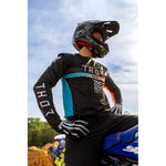 Thor Sportmode X-RAY Gloves - Black/White - Large 3330-8292