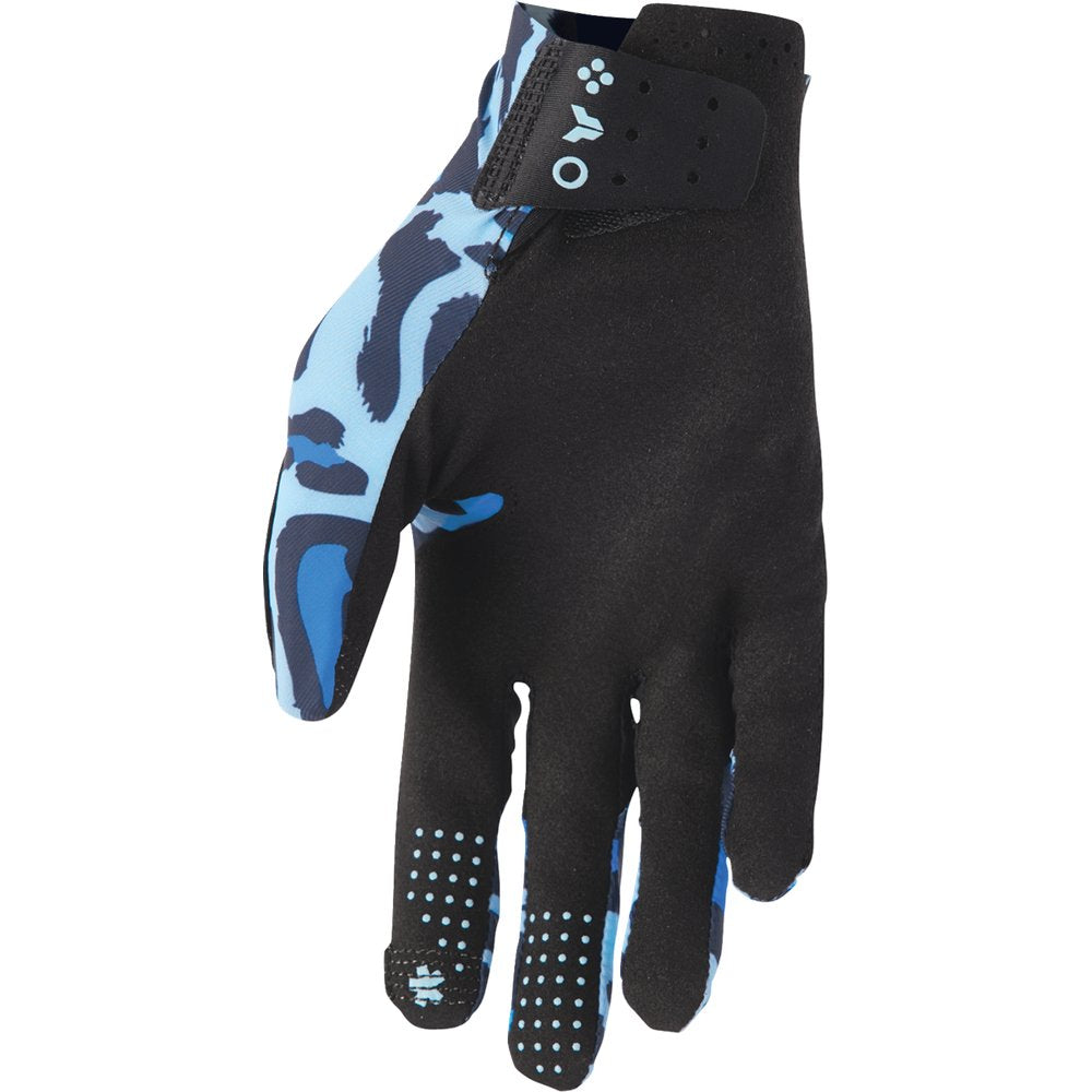 THOR Sportmode Cheetah Gloves - Midnight/Blue - Medium 3330-8581