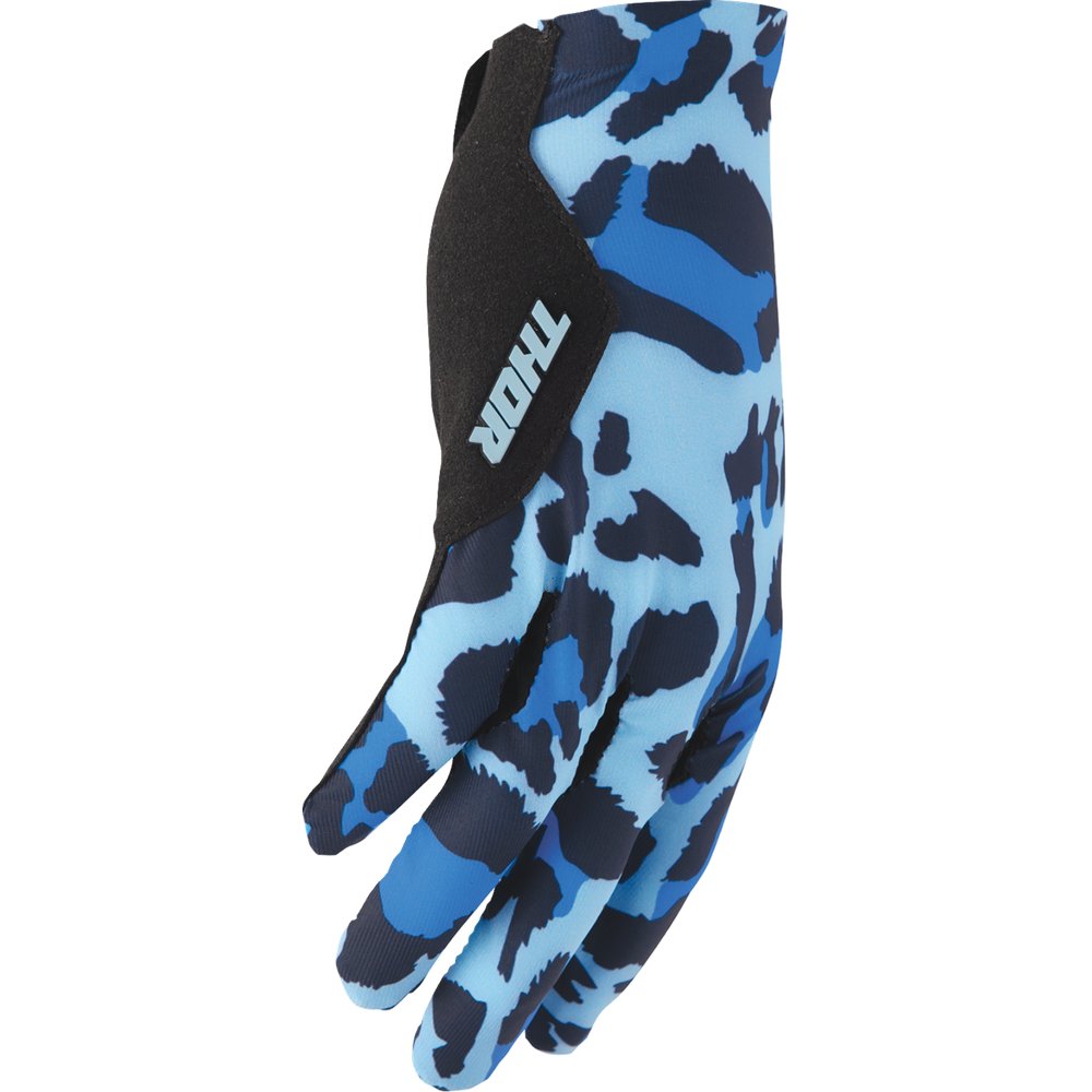 THOR Sportmode Cheetah Gloves - Midnight/Blue - Medium 3330-8581