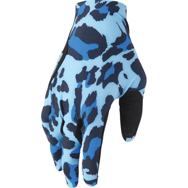 Thor Sportmode Cheetah Gloves - Midnight/Blue - Small 3330-8580