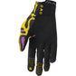 THOR Sportmode Cheetah Gloves - Yellow/Purple - Medium 3330-8575