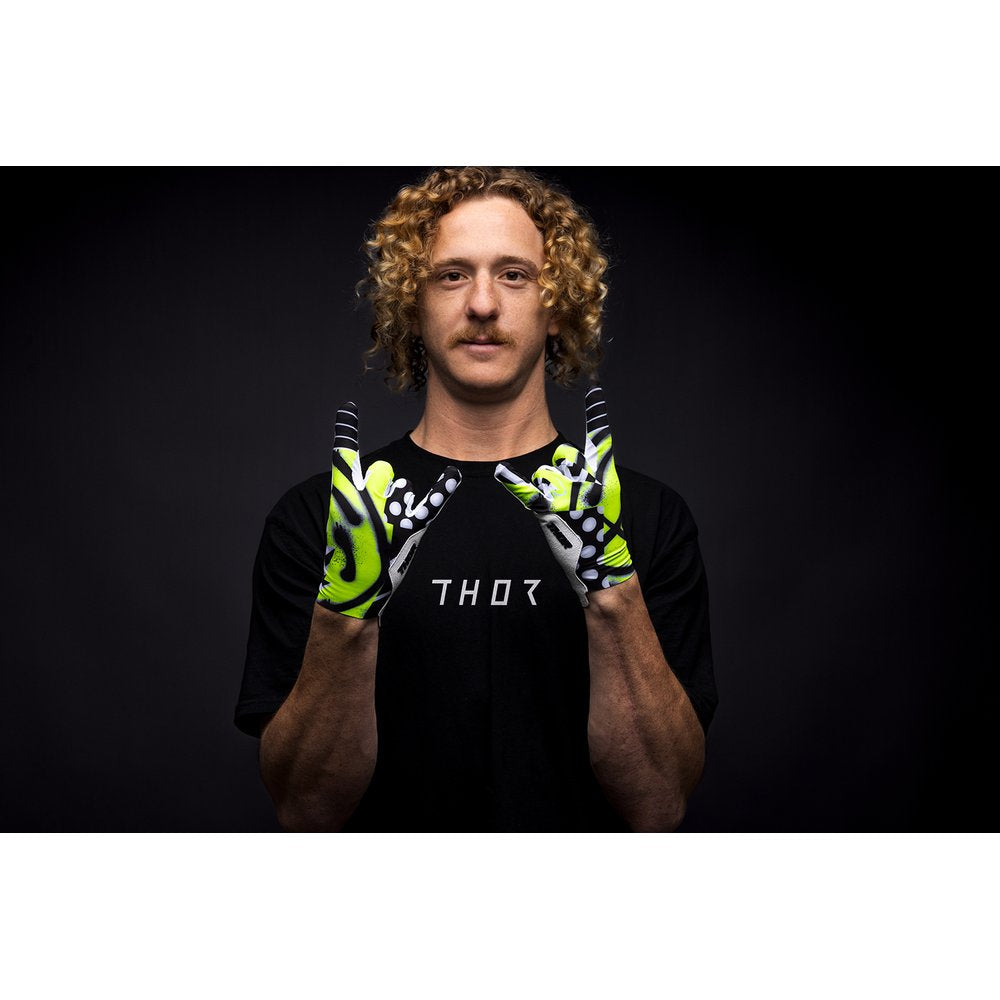 THOR Sportmode Anarchy Gloves - Black/White - XL 3330-8553