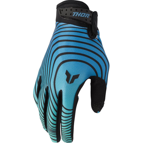 Thor Launchmode Identity Gloves - Teal/Black - Large 3330-8531