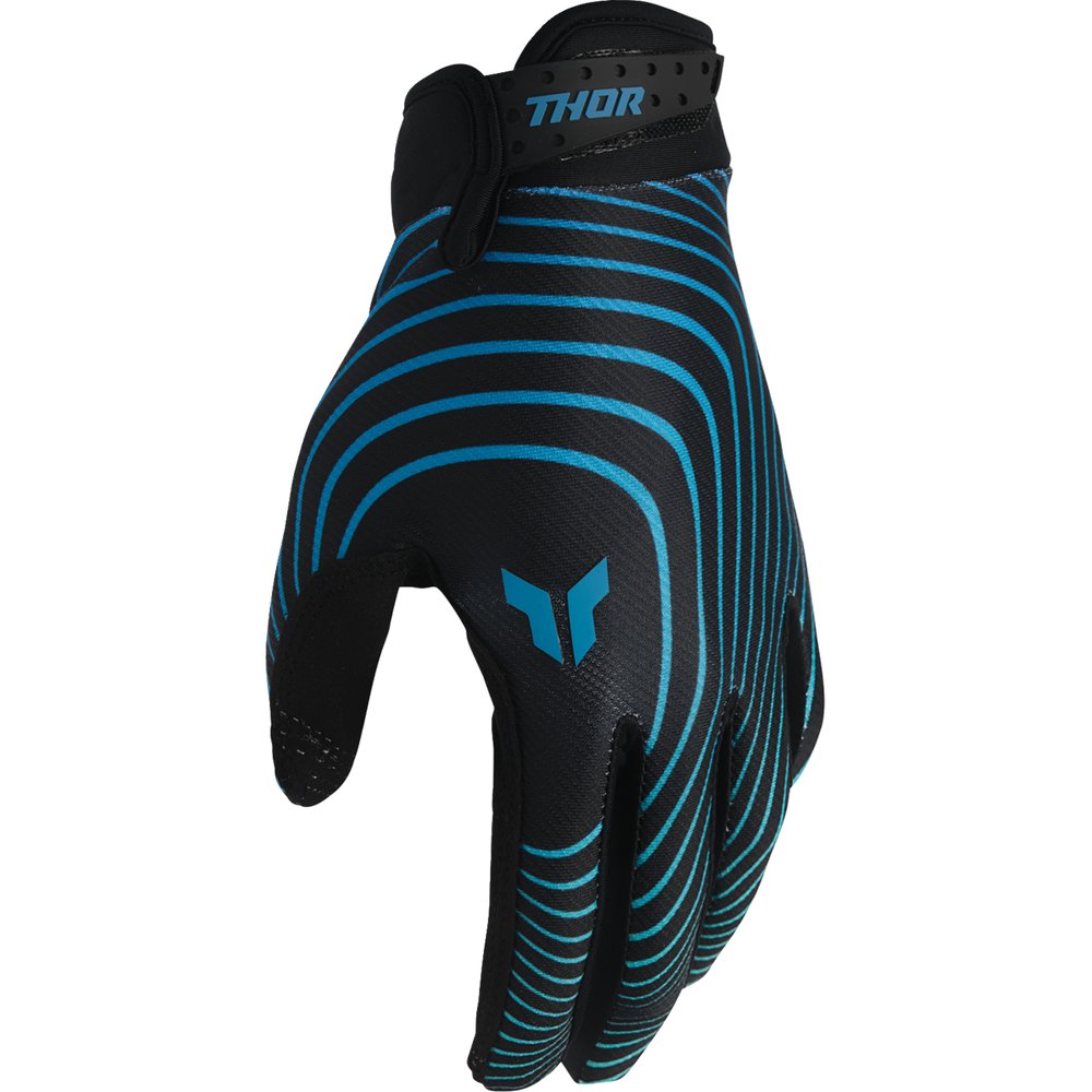 THOR Launchmode Identity Gloves - Teal/Black - Small 3330-8529