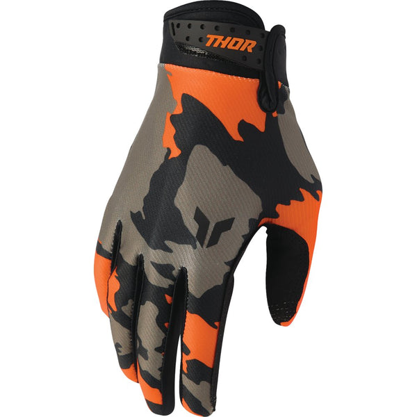 Thor Launchmode Hunter Gloves - Orange/Black - Small 3330-8522