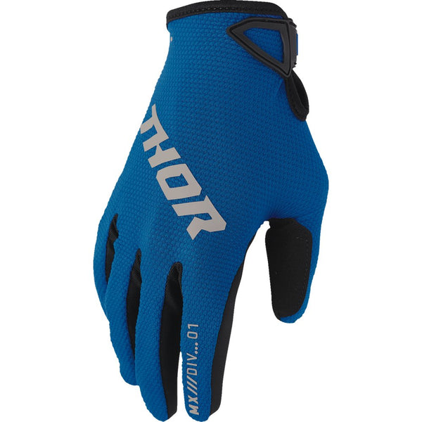 Thor Ridemode Static Gloves - Blue - XS 3330-8343