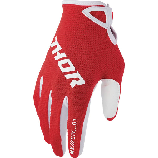 Thor Ridemode Static Gloves - Red - Medium 3330-8339