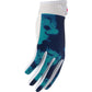 THOR Launchmode Bleach Gloves - White/Aqua - Large 3330-8328