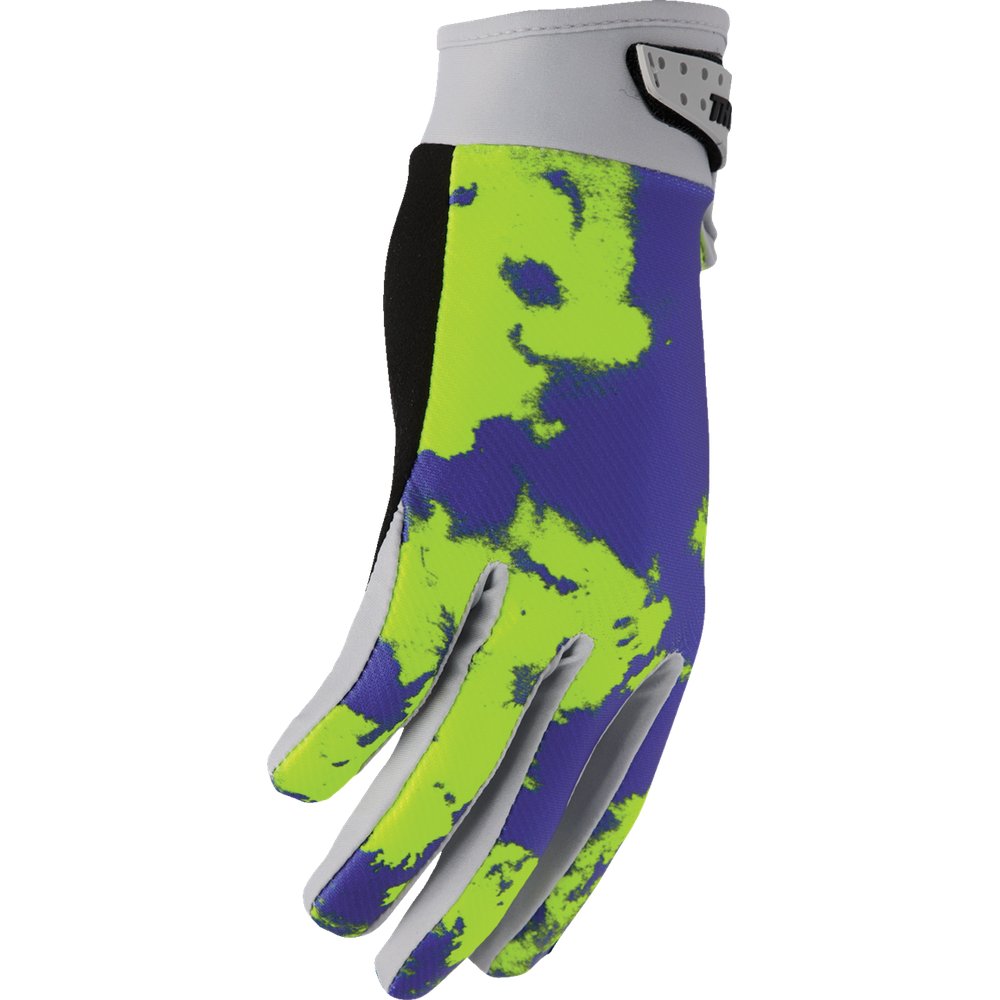 THOR Launchmode Bleach Gloves - Gray/Acid - 2XL 3330-8324
