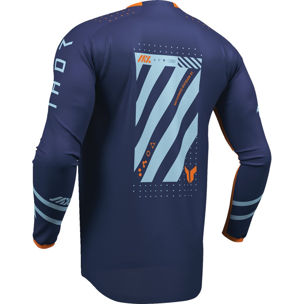 THOR 28103897Futura Jersey - Navy/Orange - 2XL 2910-8428