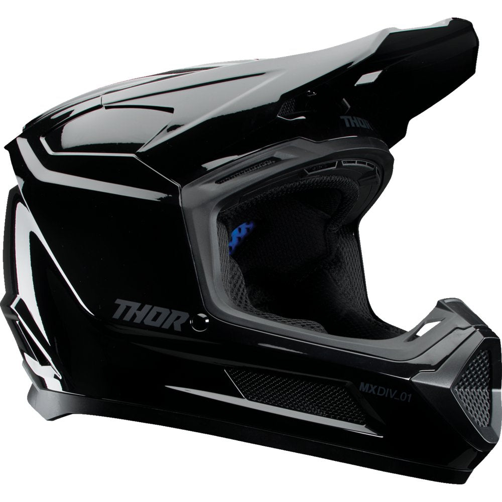 THOR Youth Fleet Helmet - Blackout - Gloss Black - Medium 0111-1696