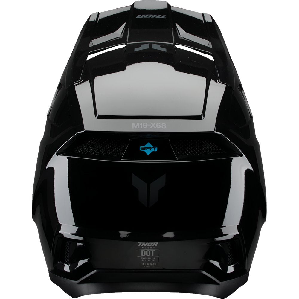 THOR Youth Fleet Helmet - Blackout - Gloss Black - Medium 0111-1696