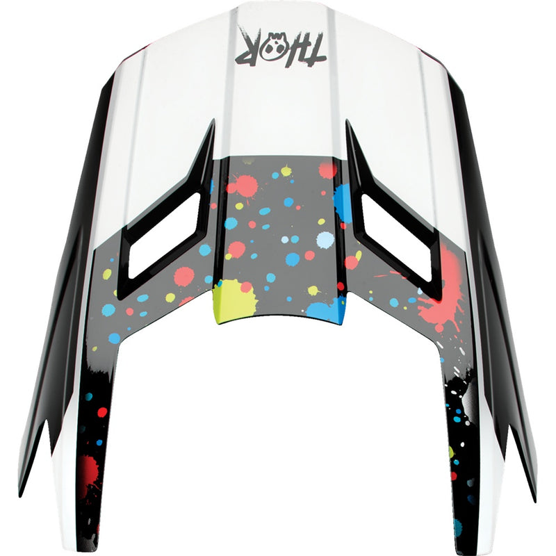 Thor Youth Fleet Visor Kit - Splat - Black 0132-1868