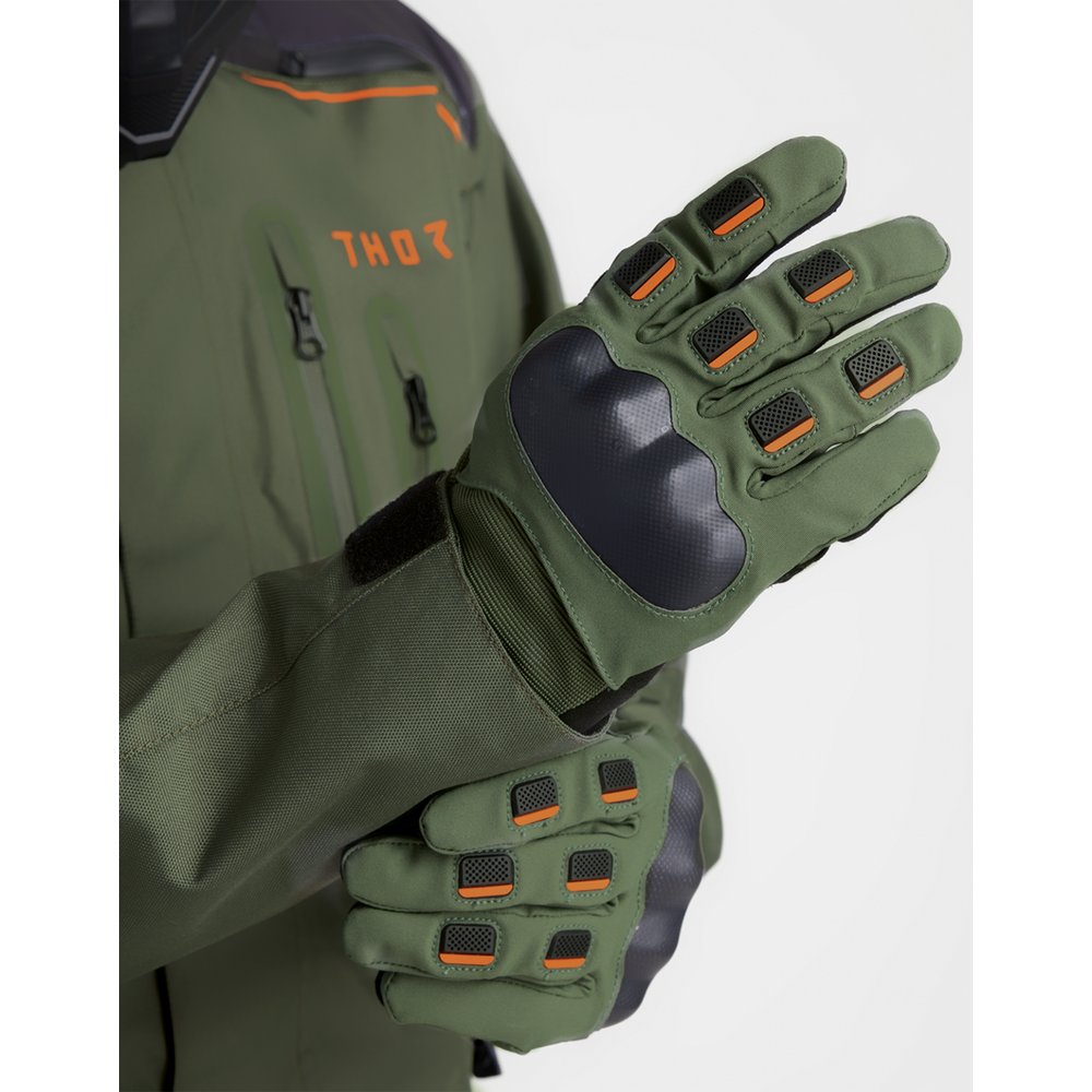 THOR Range Gloves - Army/Orange - 2XL 3330-8268