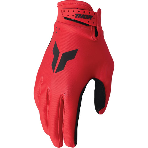 Thor Launchmode Gloves - Red - Small 3330-8213