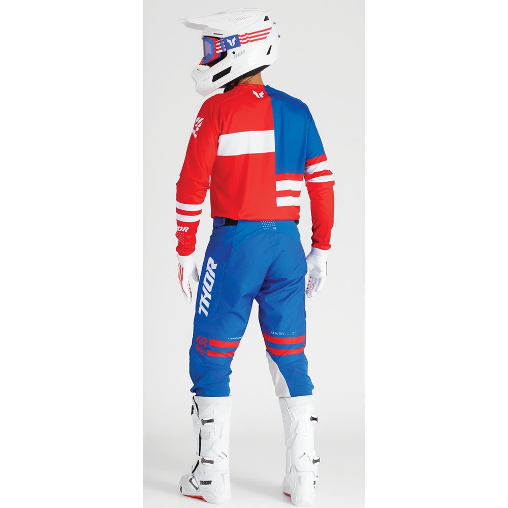THOR Launchmode Gloves - Patriot - Medium 3330-8208