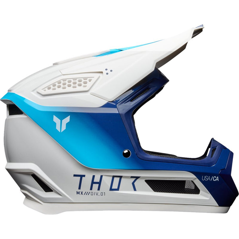 Thor Fleet Helmet - Storm - White/Navy - Medium 0110-8918