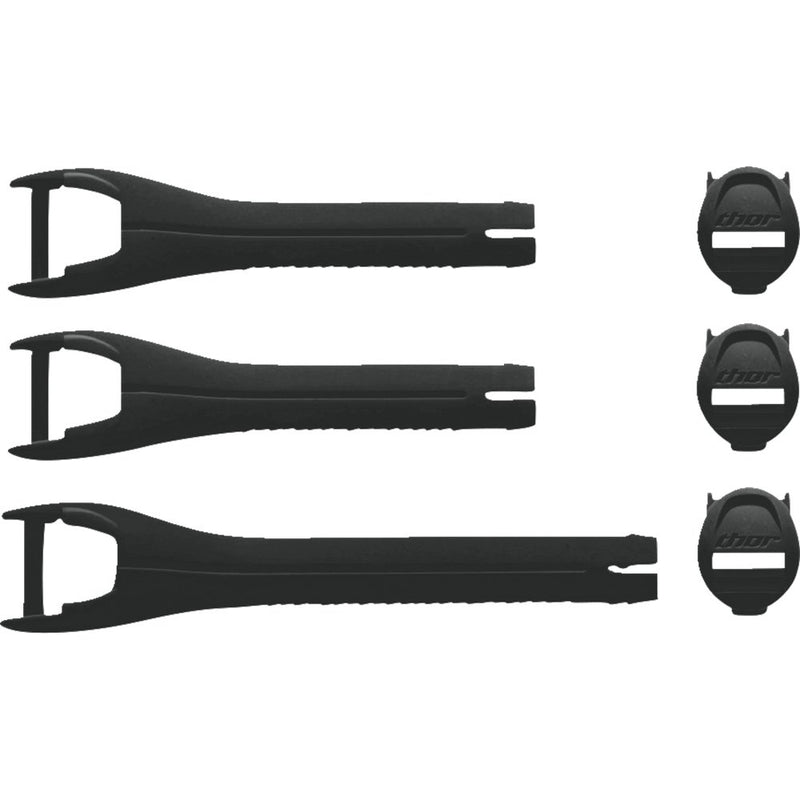 Thor Youth Blitz XR Boots Strap Kit - Black/White 3430-1043