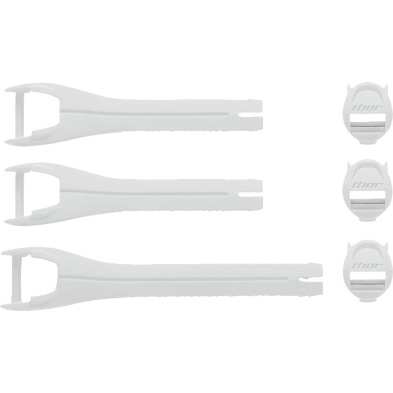 Thor Blitz XR Boots Strap Kit - White 3430-1040