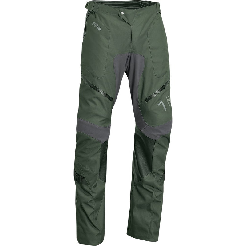 Thor Terrain Over-The-Boot Pants - Army Green / ChARCoal - Us 36