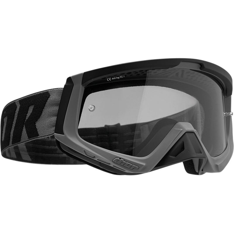 Thor Sniper Goggle - Gray/Black - Smoke Lens 2601-2718
