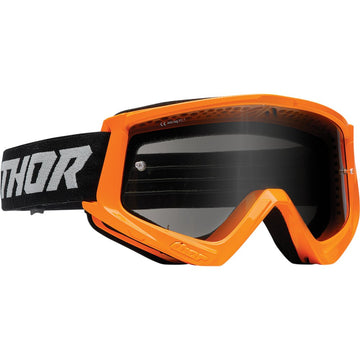 Thor Combat Sand Goggle - Racer - Flo Orange/Gray - Smoke Lens 2601-2696