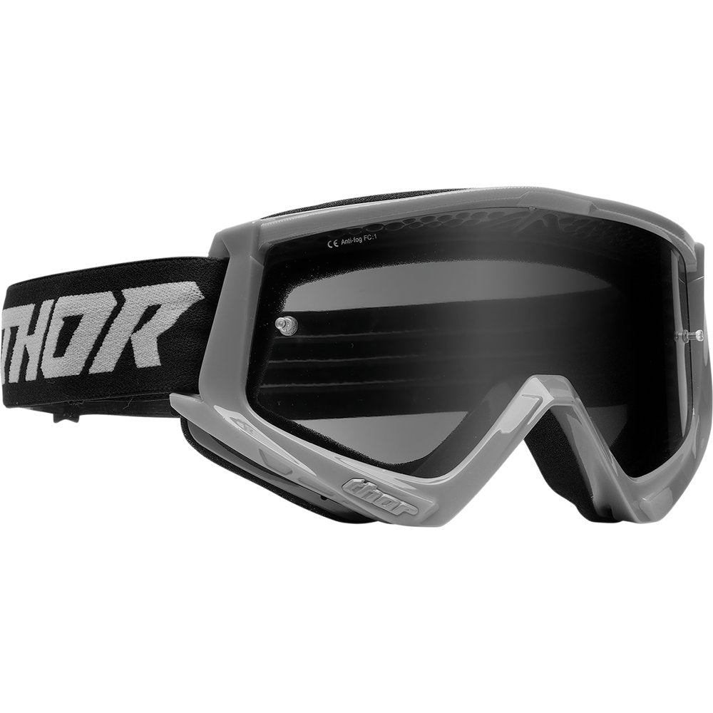 Thor Combat Sand Goggle - Racer - Gray/Black - Smoke Lens 2601-2694