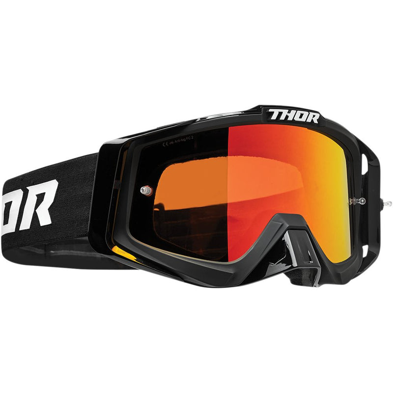 Thor Sniper Pro Goggle - Solid - Black - Orange Lens 2601-2573