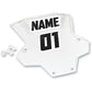 Thor Sentinel XP-GP Number Plate - Clear 2701-0680