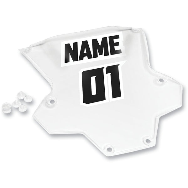 Thor Sentinel XP-GP Number Plate - Clear 2701-0680
