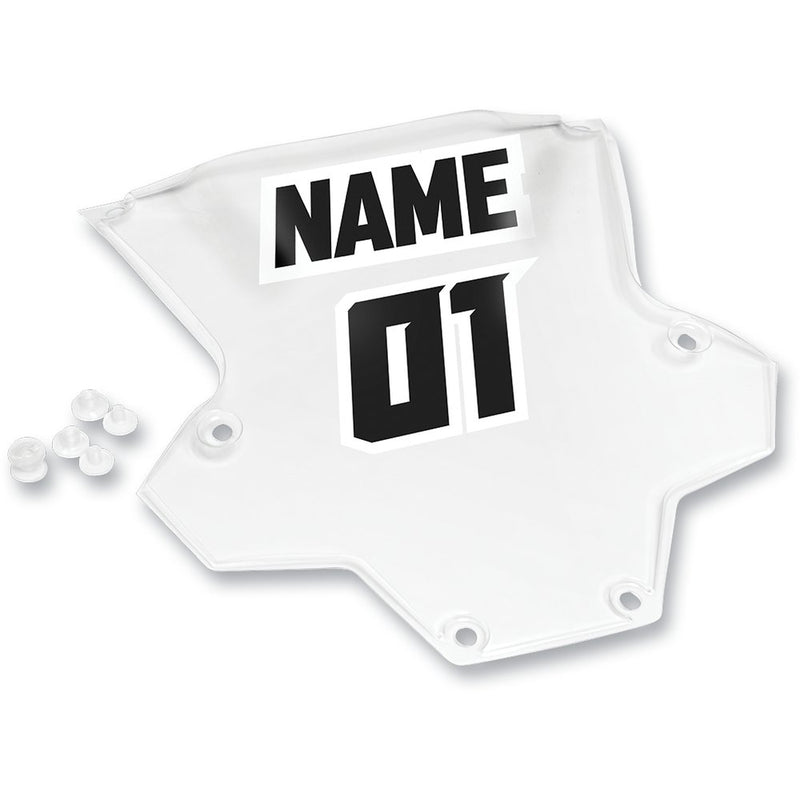 Thor Sentinel XP-GP Number Plate - Clear 2701-0680