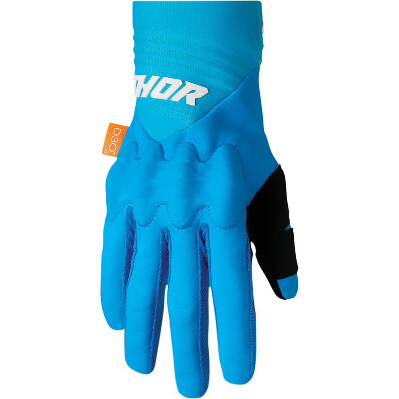 Thor Rebound Gloves - Blue/White - Large 3330-6719