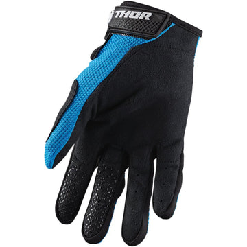 Thor Youth Sector Gloves - Blue/Black - Medium 3332-1519