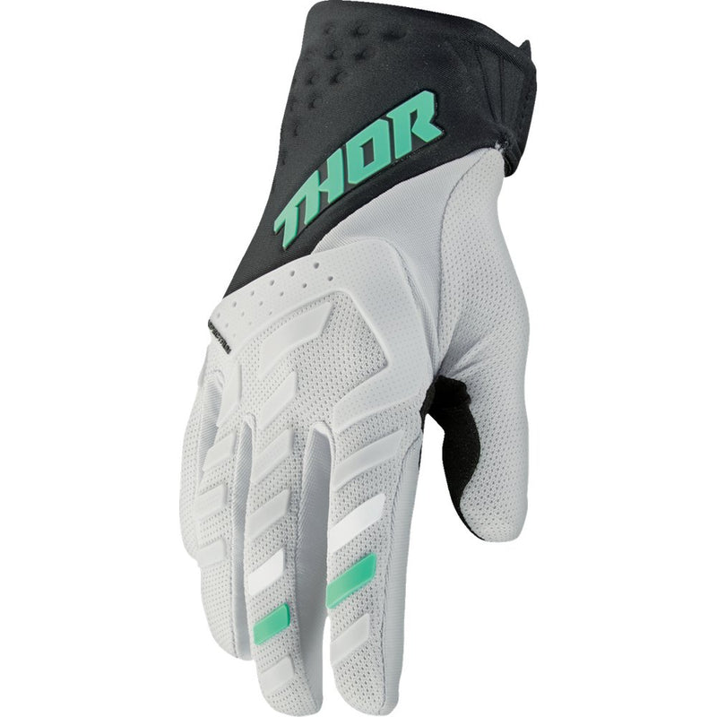 Thor Women's Spectrum Gloves - Black/Mint - Medium 3331-0269