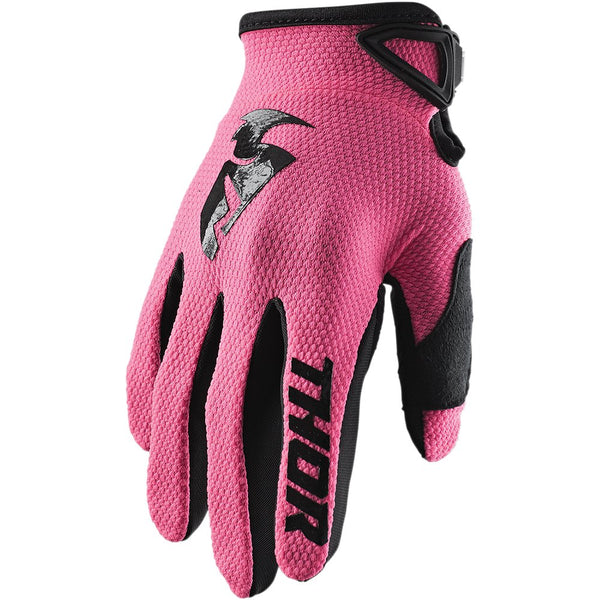 Thor Women's Sector Gloves - Pink/Black - XL 3331-0190