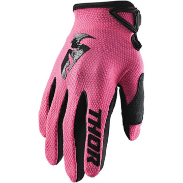 Thor Women's Sector Gloves - Pink/Black - Small 3331-0187