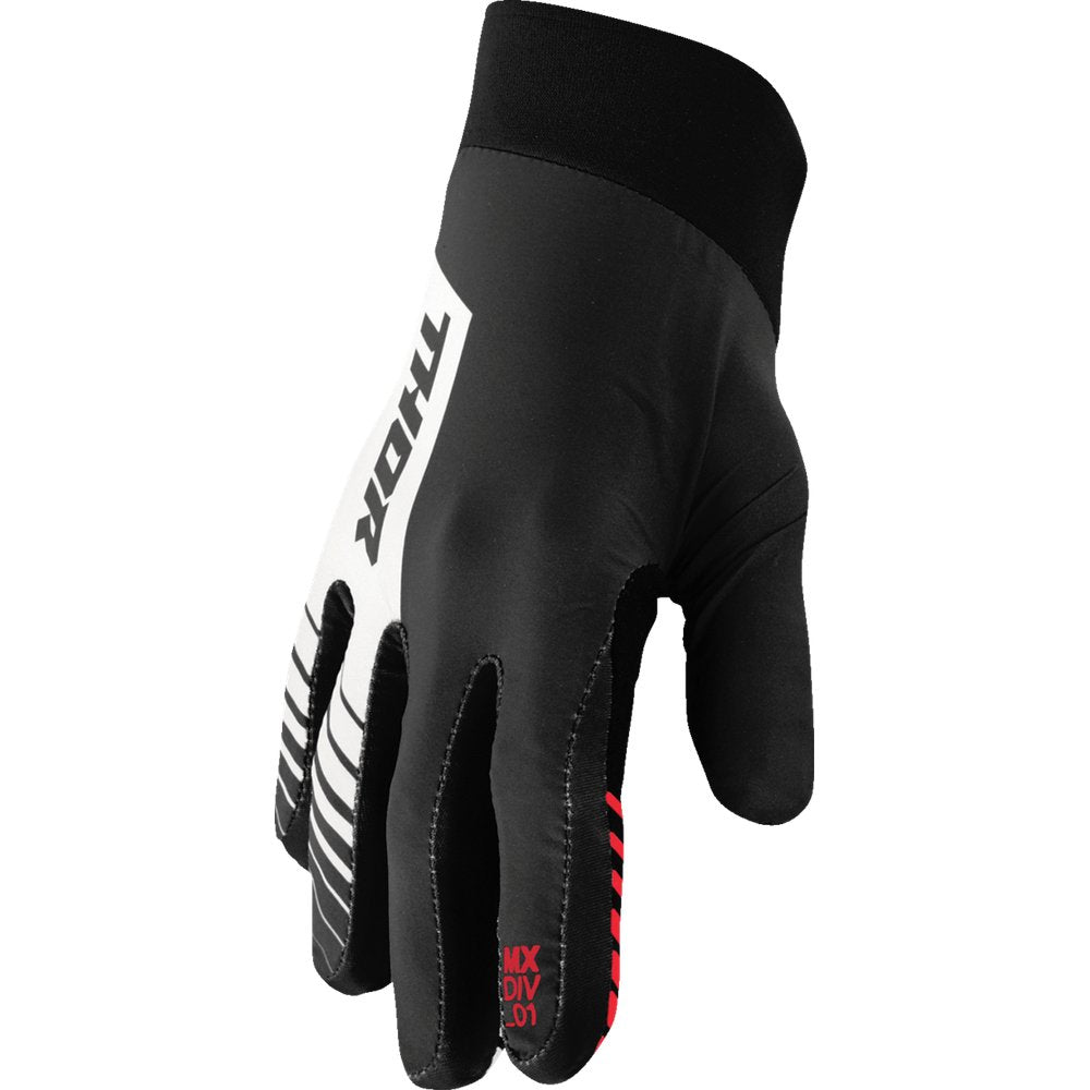 Thor Agile Gloves - Analog - Black/White - 2XL 3330-7650