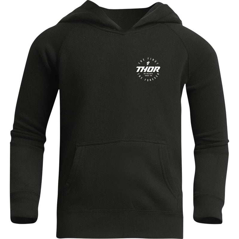 Thor Youth Girl's Stadium Pullover Sweatshirt - Black - Large 3052-0671