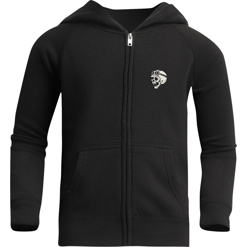 Thor Youth Mindless Zip-Up Fleece Sweatshirt - Black - Large 3052-0663
