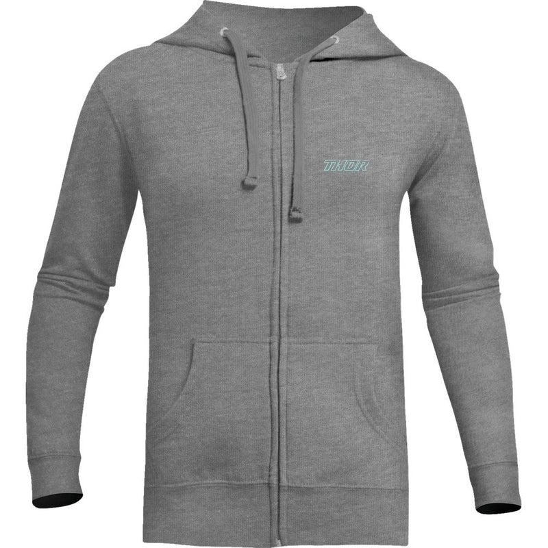 Thor Women's Aerosol Fleece Zip-Up Sweatshirt - Heather Gunmetal - Large 3051-1217