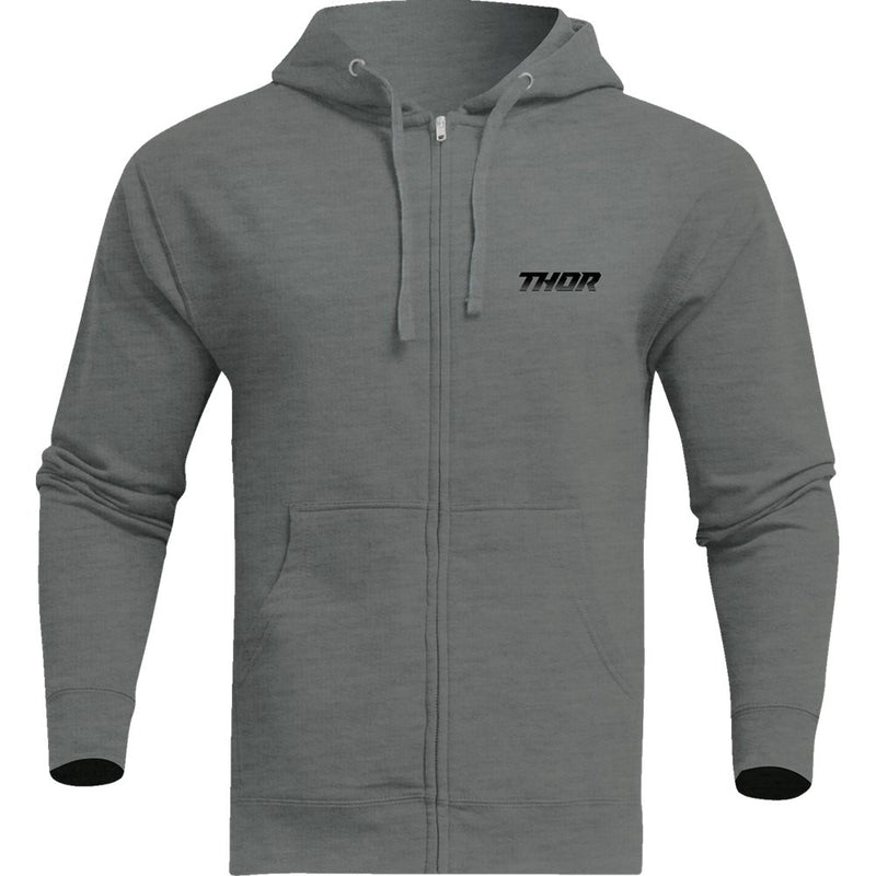 Thor Formula Zip-Up Fleece Sweatshirt - Heather Gunmetal - Large 3050-6665