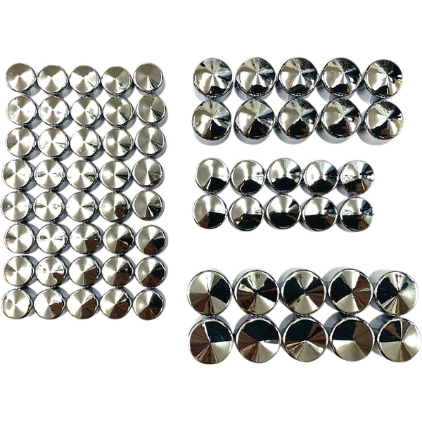 Drag Specialties Bolt Cover Kit - Engine - Chrome - M8 352065