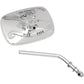 Emgo Mirror - "Live to Ride" - Side View - Rectangle - Chrome - Right 20-31701A
